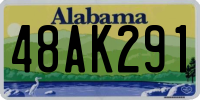 AL license plate 48AK291