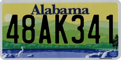 AL license plate 48AK341