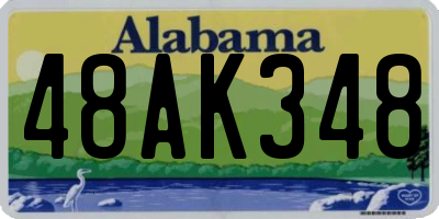 AL license plate 48AK348
