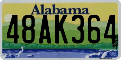 AL license plate 48AK364