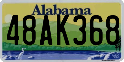 AL license plate 48AK368