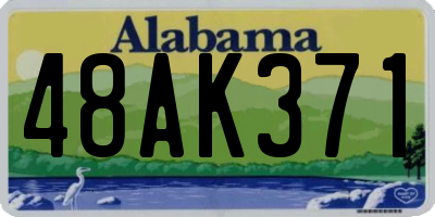 AL license plate 48AK371