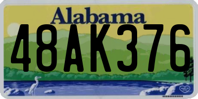 AL license plate 48AK376