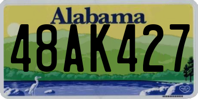 AL license plate 48AK427