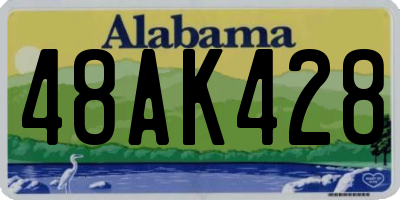 AL license plate 48AK428