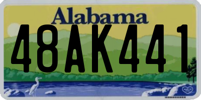 AL license plate 48AK441