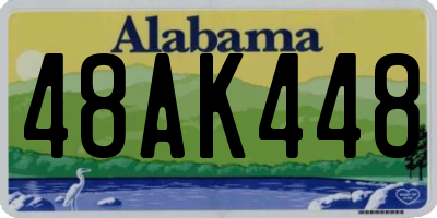 AL license plate 48AK448