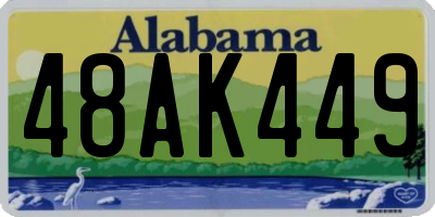 AL license plate 48AK449
