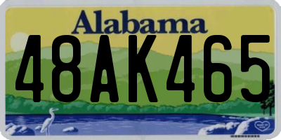 AL license plate 48AK465