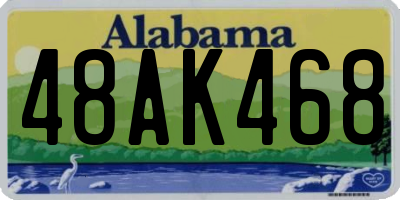 AL license plate 48AK468
