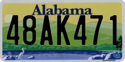AL license plate 48AK471