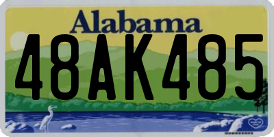 AL license plate 48AK485