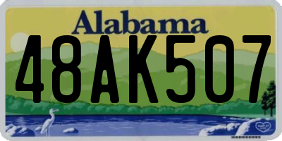 AL license plate 48AK507