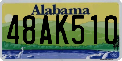 AL license plate 48AK510