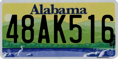 AL license plate 48AK516
