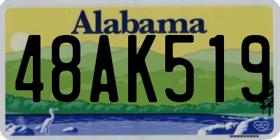 AL license plate 48AK519