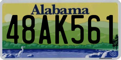 AL license plate 48AK561