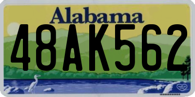 AL license plate 48AK562