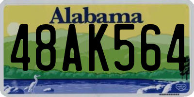 AL license plate 48AK564