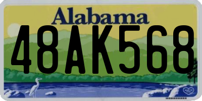 AL license plate 48AK568