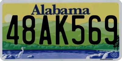 AL license plate 48AK569