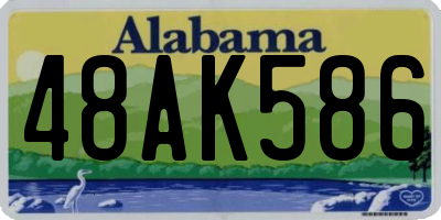 AL license plate 48AK586
