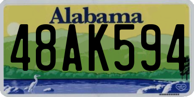 AL license plate 48AK594