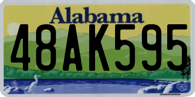 AL license plate 48AK595