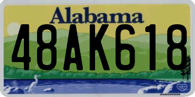 AL license plate 48AK618