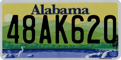 AL license plate 48AK620