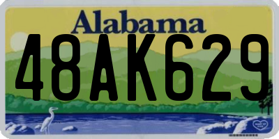 AL license plate 48AK629
