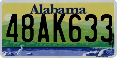 AL license plate 48AK633