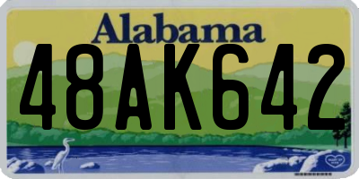 AL license plate 48AK642