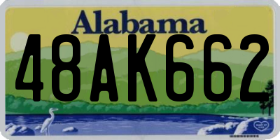 AL license plate 48AK662