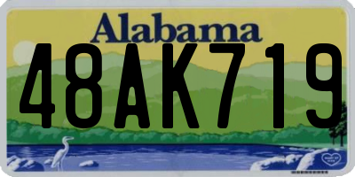 AL license plate 48AK719