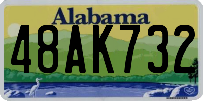 AL license plate 48AK732
