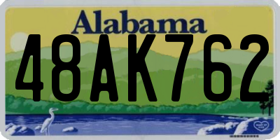 AL license plate 48AK762
