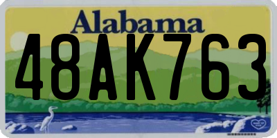 AL license plate 48AK763
