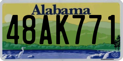 AL license plate 48AK771