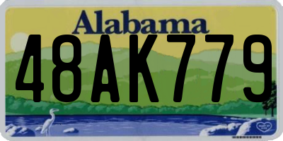 AL license plate 48AK779