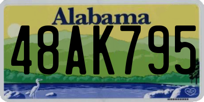 AL license plate 48AK795