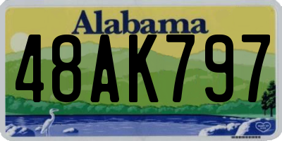 AL license plate 48AK797