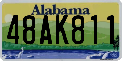 AL license plate 48AK811