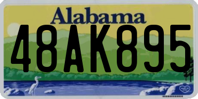 AL license plate 48AK895