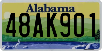 AL license plate 48AK901