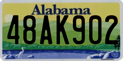 AL license plate 48AK902
