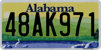AL license plate 48AK971