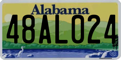 AL license plate 48AL024