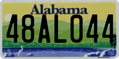 AL license plate 48AL044