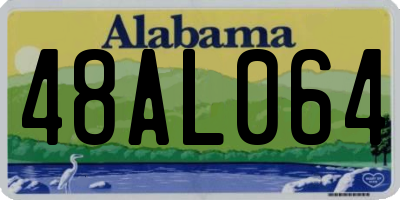 AL license plate 48AL064